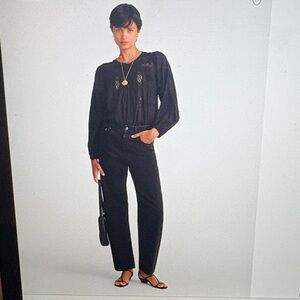 Madewell Black Darted Leg Women Jeans size 26